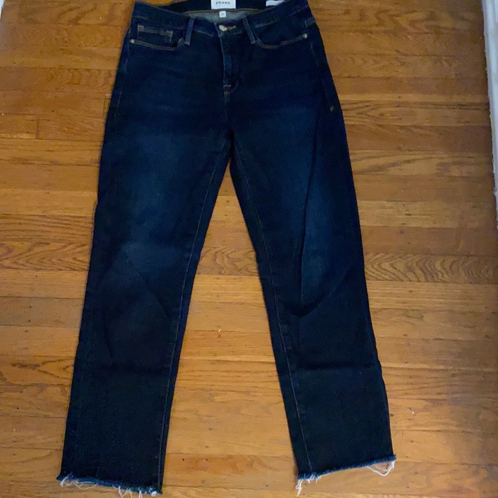 Frame Le Nouveau Straight Leg Jean